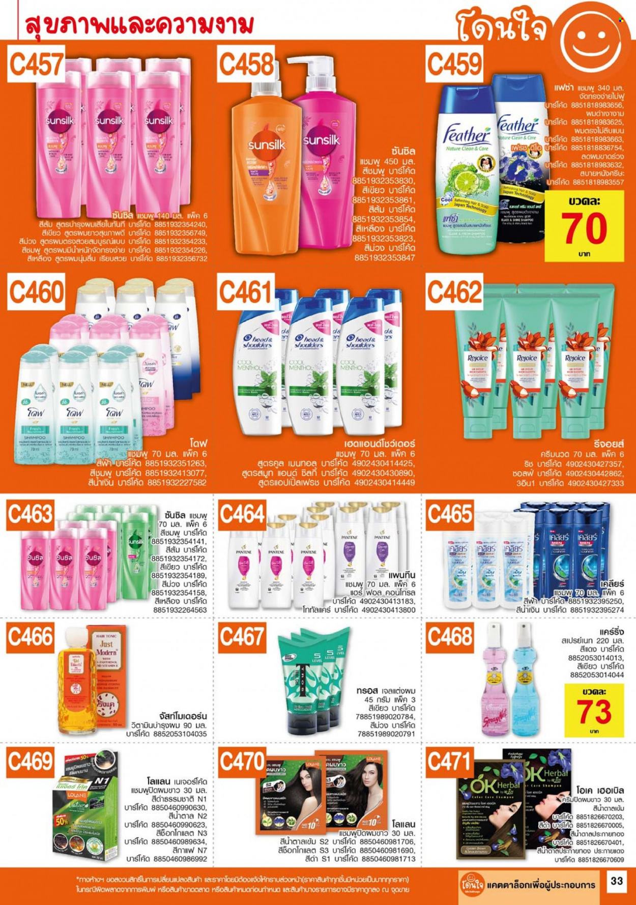 <retailer> - <MM/DD/YYYY - MM/DD/YYYY> - ขายสินค้า - ,<products from flyers>. หน้า 33.