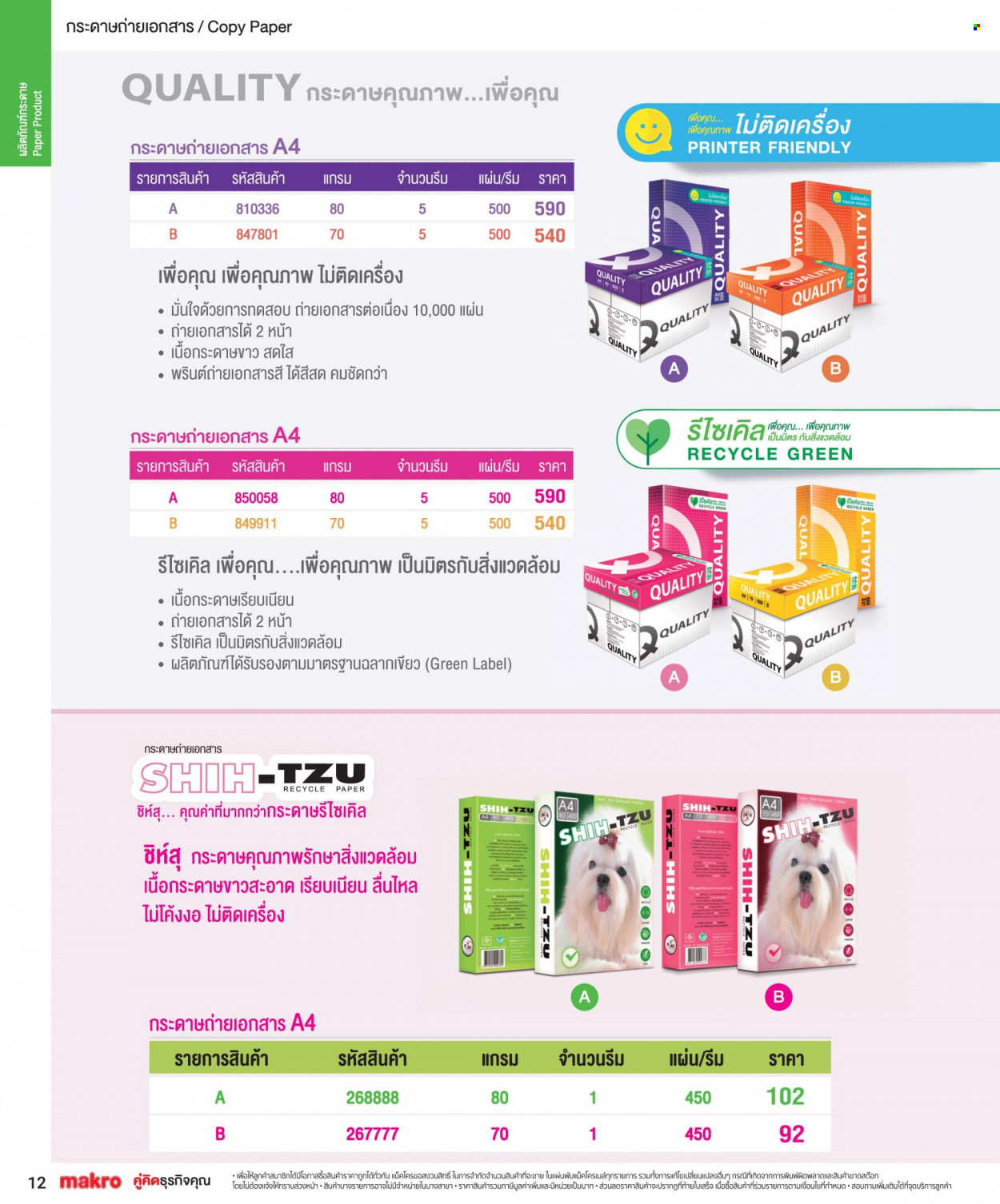 <retailer> - <MM/DD/YYYY - MM/DD/YYYY> - ขายสินค้า - ,<products from flyers>. หน้า 12.