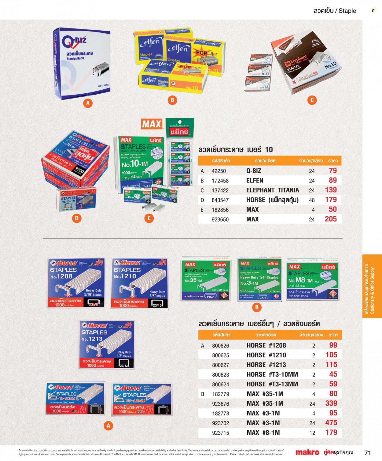 <retailer> - <MM/DD/YYYY - MM/DD/YYYY> - ขายสินค้า - ,<products from flyers>. หน้า 71.