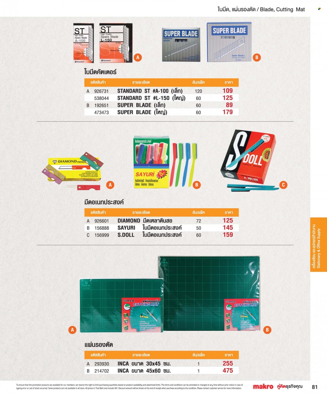 <retailer> - <MM/DD/YYYY - MM/DD/YYYY> - ขายสินค้า - ,<products from flyers>. หน้า 81.